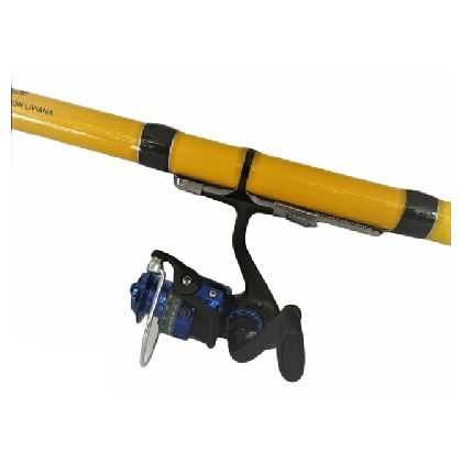 Combo Pejerrey Caña Waterdog Evolution 4 Metros + Reel Pro Fishing + 100 metros de Multifilamento Gris Pro Fishing 0,14 mm