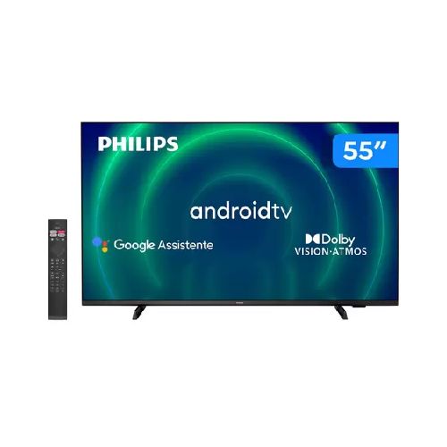 Televisor Philips 55 55PUD7406 Android TV 4K UHD