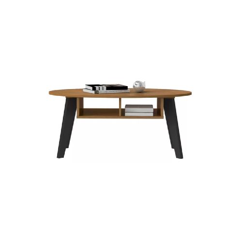 Mesa De Living Mesa Ratona Comedor Estilo Nordico Mdp Negro - Soy Hogar Muebles