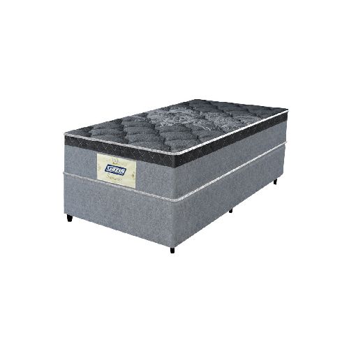 Sommier 1 Plaza Espuma Alta Densidad 150kg Altura 24cm - Soy Hogar Muebles