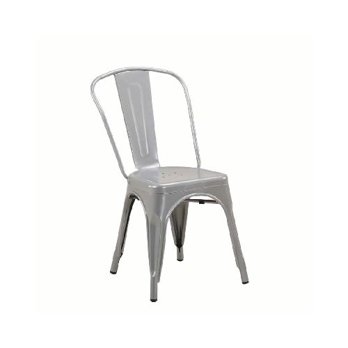 Silla Tolix Metalica Vintage Asiento Metal Moderna Comedor - Soy Hogar Muebles