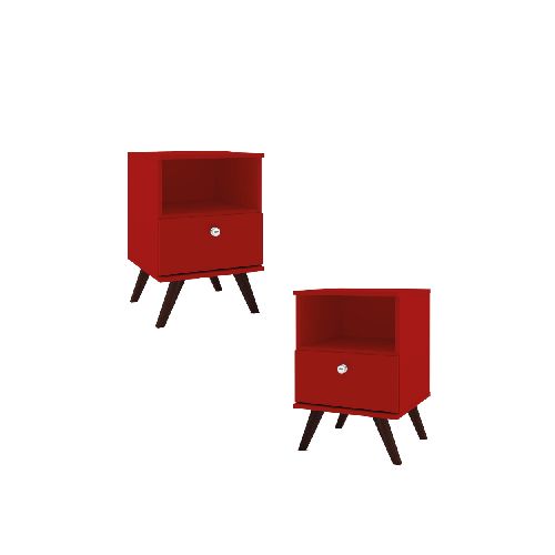 Mesa De Luz Linea Retro Living Dormitorio 1 Cajon Rt3019 2 - Soy Hogar Muebles