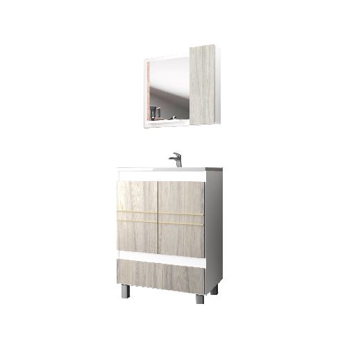 Mueble De Baño 2 Puertas 1 Cajón - Soy Hogar Muebles