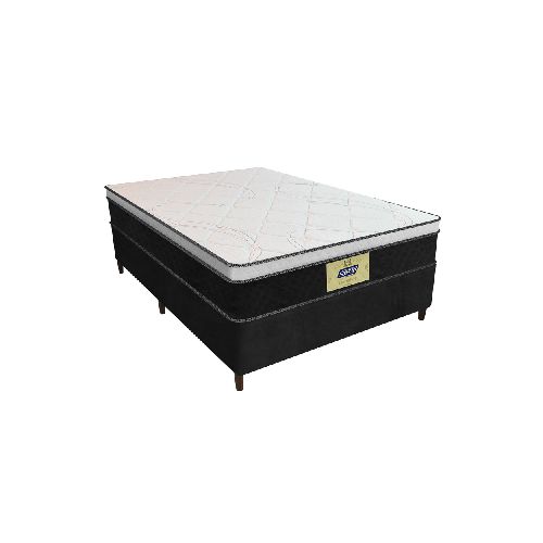 Sommier 2 Plazas Espuma Alta Densidad 150kg Altura 24cm S - Soy Hogar Muebles