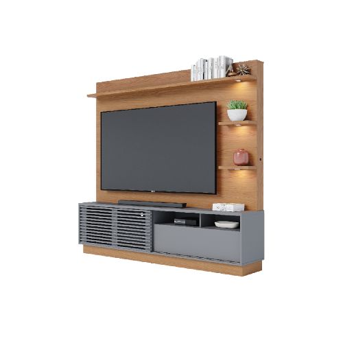 Rack Tv Modular Led Lcd Muebles Living Campeche - Soy Hogar Muebles