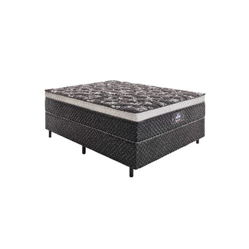 Sommier 2 Plazas De Resortes Pocket Altura 66 De 1.60 Opala - Soy Hogar Muebles