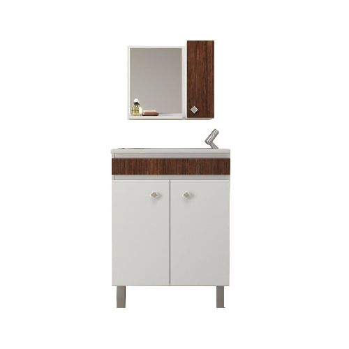 Mueble De Baño 3 Puertas Y Espejo - Soy Hogar Muebles