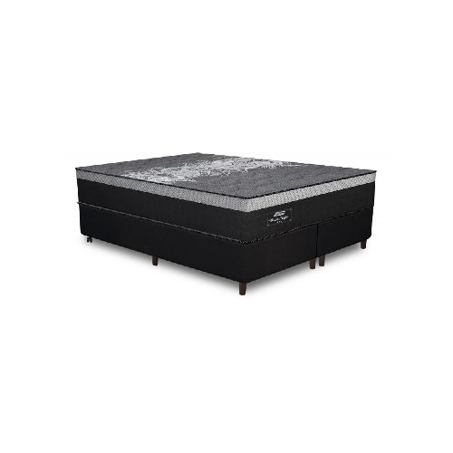 Sommier Somier 2 Plazas Resortes Alta Calidad Black Night 1.40 - Soy Hogar Muebles