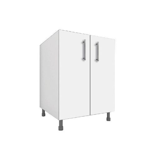 Bajo Mesada Mueble Cocina 2 Puertas Blanco Czb61 - Soy Hogar Muebles