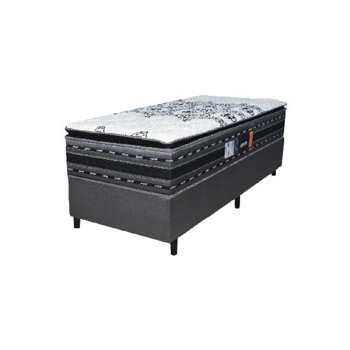 Sommier 1 Plaza Espuma Alta Densidad 180kg Altura 32cm - Soy Hogar Muebles