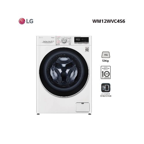 LAVARROPAS LG 12 kg Wm12wvc4s6 Blanco  