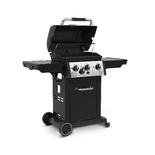 Barbacoa a gas Acero inoxidable Negro Royal 340  