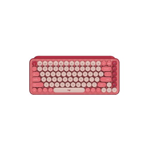 Teclado Logitech POP Keys Heartbreaker Inalámbrico - Thot Computación