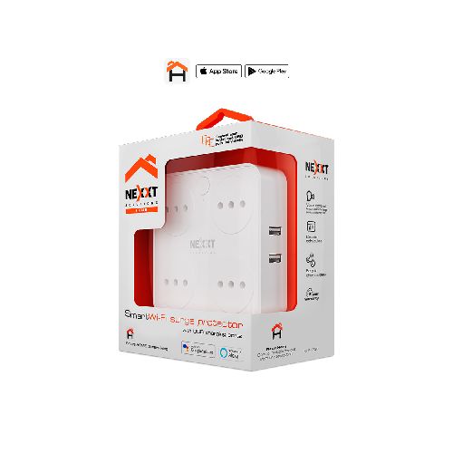 Nexxt Enchufe inteligente Wi-Fi 220V con puertos USB NHP-T720 - Thot Computación