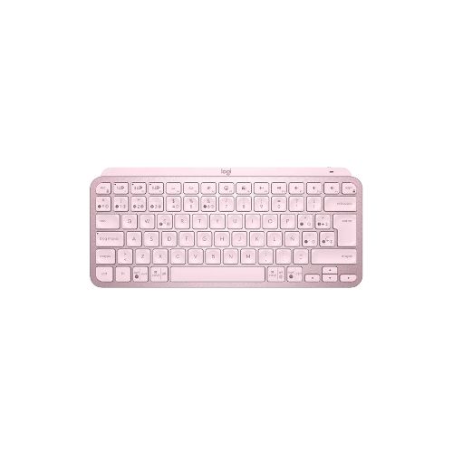 Teclado Logitech MX Keys Mini Rose inalámbrico - Thot Computación