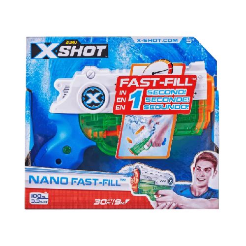 Pistola De Agua X-shot Micro Fast Fill Nano Water Warfare