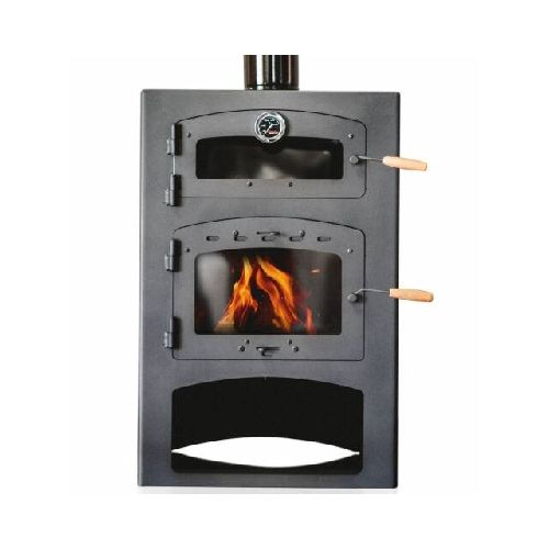 Calefactor a leña Qutral 19 KW con horno