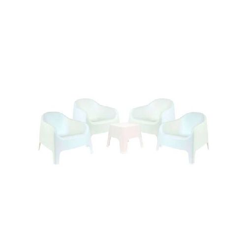 Set 4 Sillones Skarpo + Mesa ratona - Exterior - Jardin