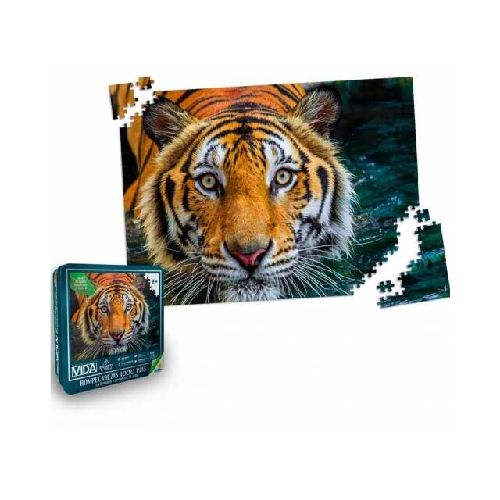 Puzzle rompecabezas Tigre - 1000 pzs (en Lata)