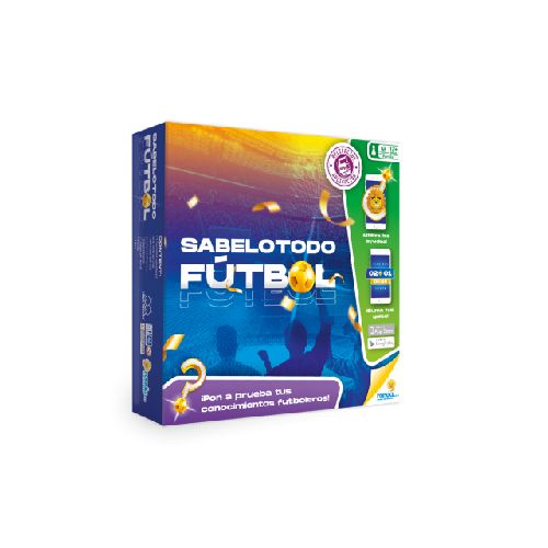 Juego de caja Sabelotodo fútbol juego de mesa