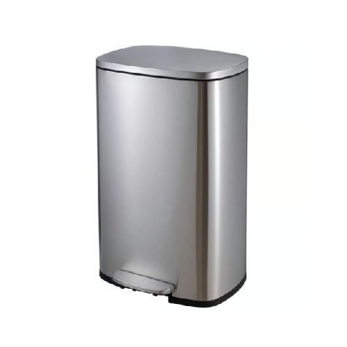 Cesto Papelera Basurero 50 L de Acero inox.con pedal