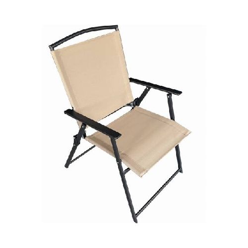 Silla Plegable de Jardin Beige crema - Alaska