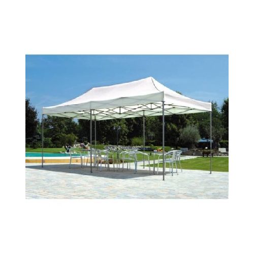 Gazebo Estructural Blanco De 3 X 6 Mts Impermeable