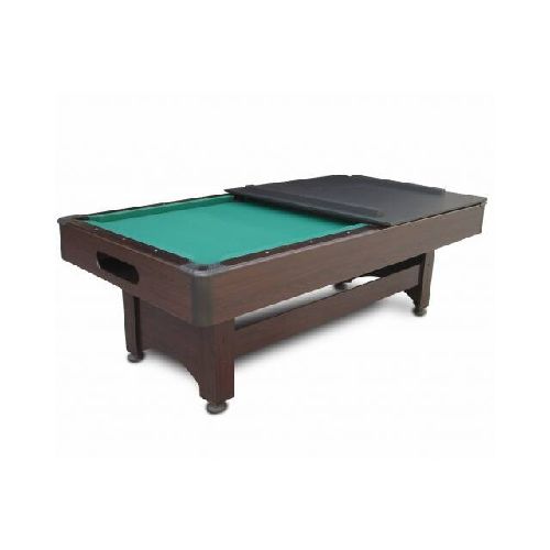 Mesa de pool con tapa para mesa - Paño Verde