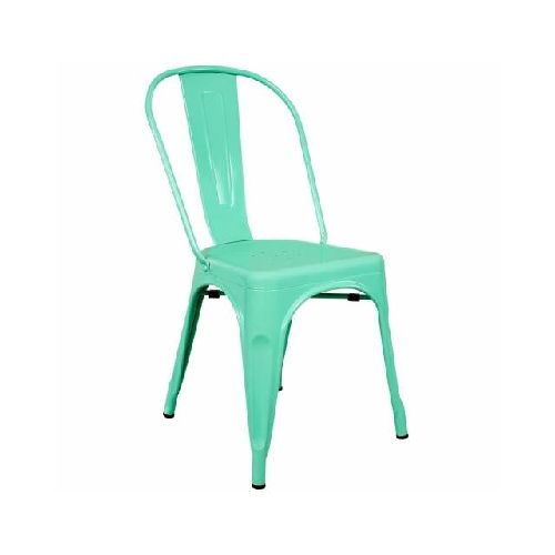 Silla Tolix de metal - Verde menta