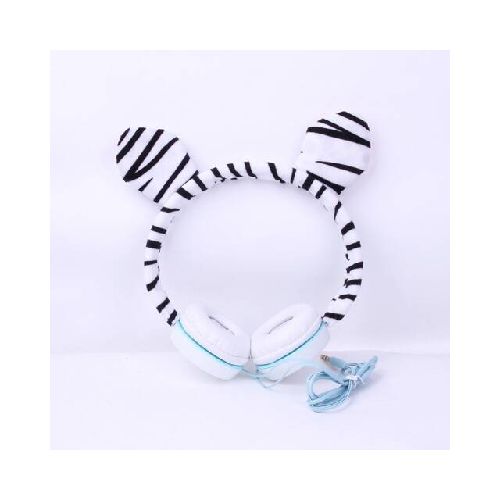 Auriculares cebra con cable - zebra infantil niños mic