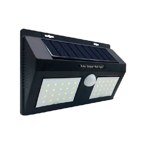 Lámpara solar de pared doble - Luz potente fija