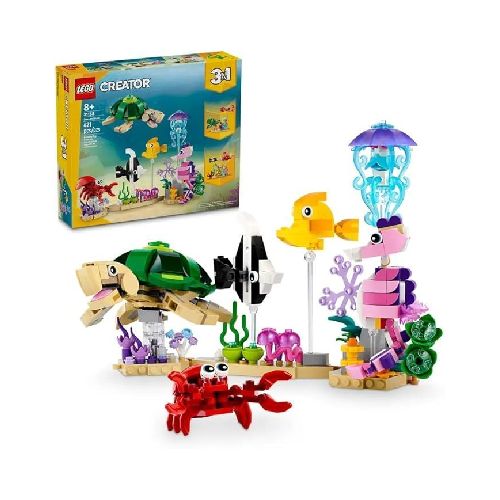 Bloques Lego Creator - Animales marinos 3 en 1 421 pcs