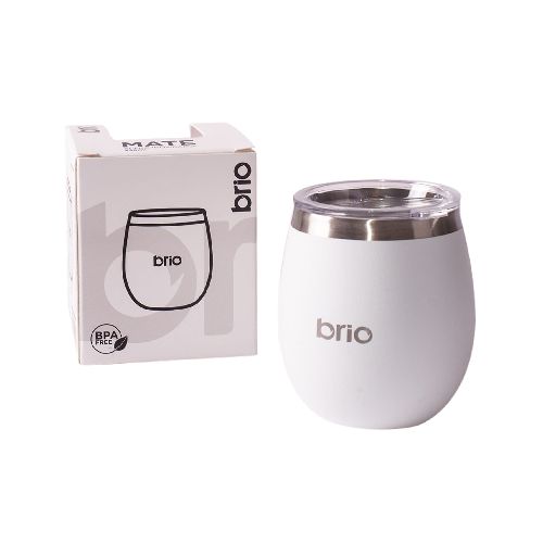 Mate Con Tapa De Acero Inox - Brio