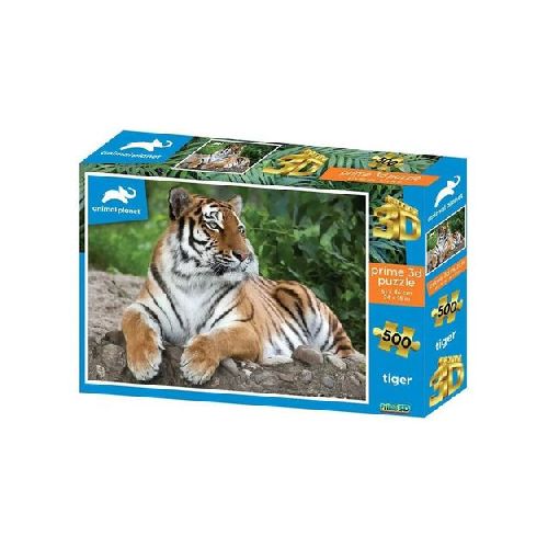 Puzzle Lenticular 3D Tigre 500 pcs