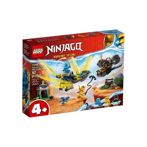 Bloques Lego - Ninjago Batalla por el Dragón Bebé de Nya y Arin 157 pcs