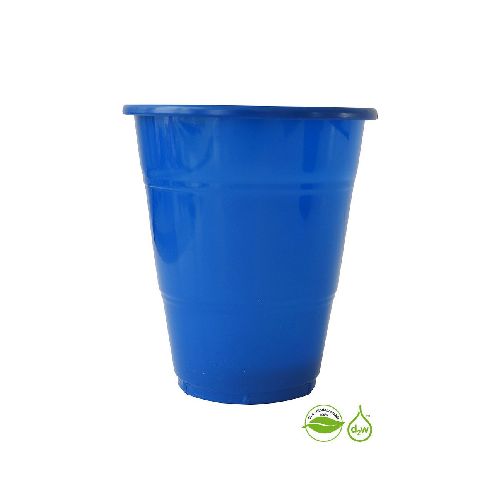 Vaso Azul Biodegradable x 10 un 360 ml