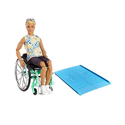 Barbie Fashionsita Silla de Ruedas Ken