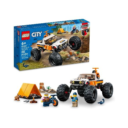 Bloques Lego City - Set de campamento 252 Pcs