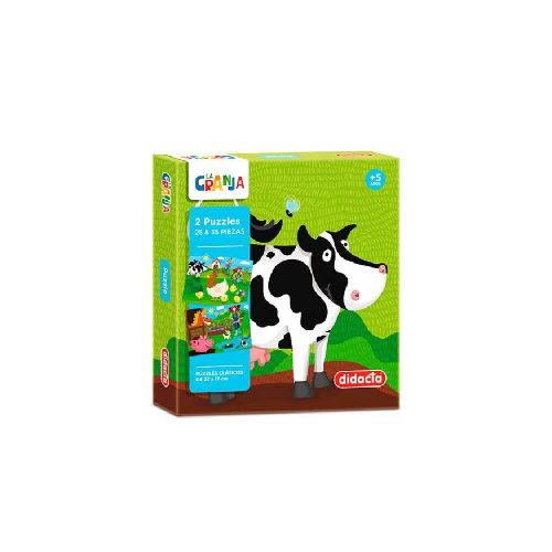 Puzzle La Granja X2 – Puzzle De Animales