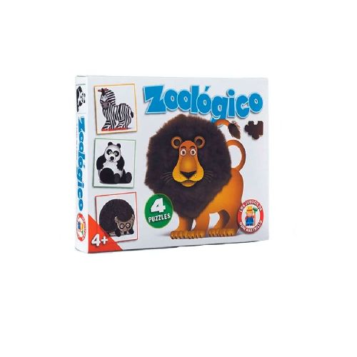 Zoológico Juego De 4 Puzzles – Don Rastrillo – Ruibal