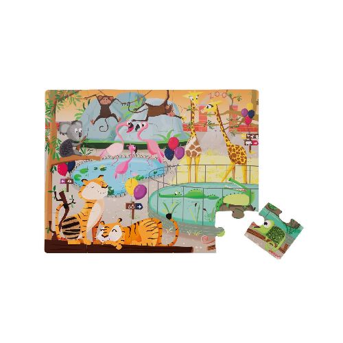 Puzzle Zoológico 20 piezas Grande Janod  