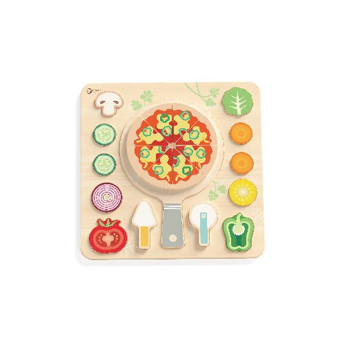 Puzzle de Pizza de Madera - Classic World  