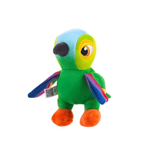 Peluche Loro Pepe 15 cm - La Granja de Zenón  