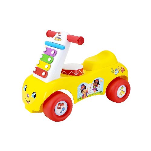 Buggie Fisher Price Amarillo con Xilófono y Tambor – ¡Diversión Musical y Movimiento!  