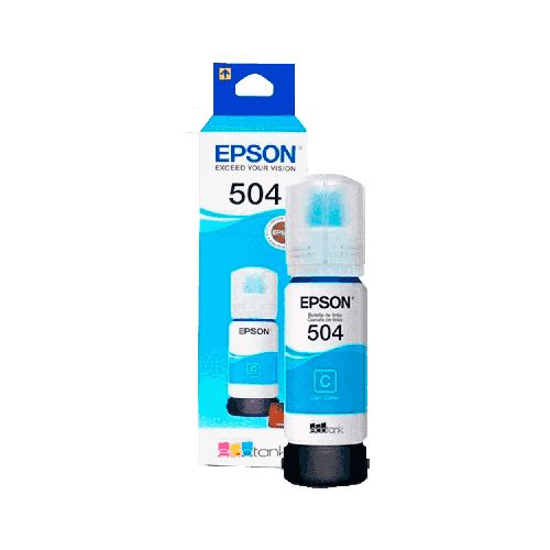 BOTELLA DE TINTA EPSON CY T504220 L4150/4160