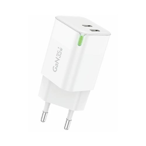 CARGADOR SIN CABLE GaN35 35W 2-USB-C FONENG