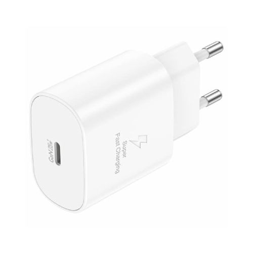 CARGADOR SIN CABLE EU51 GAN 25W ENT TIPO-C BLANCO FONENG