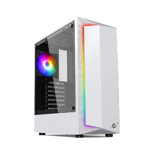 GABINETE GRAVITY GR08 WHITE FAN RGB