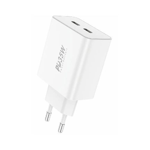 CARGADOR SIN CABLE EU50 35W 2-USB-C FONENG