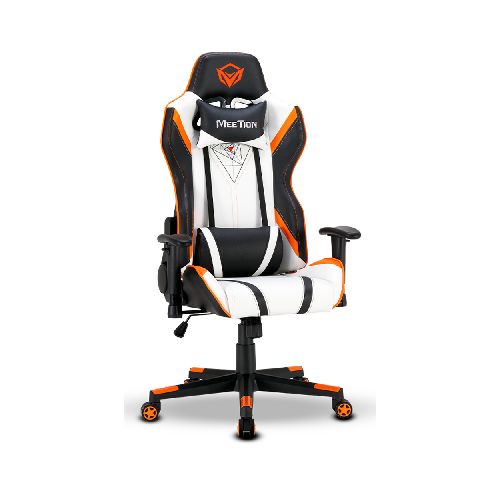 SILLA GAMER MEETION MT-CHR15 WHITE/BK/ORAN